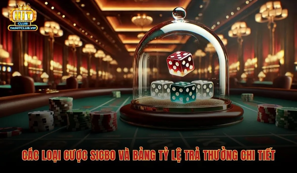 Bảng tỷ lệ trả thưởng và xác suất từng cửa Sicbo tài xỉu